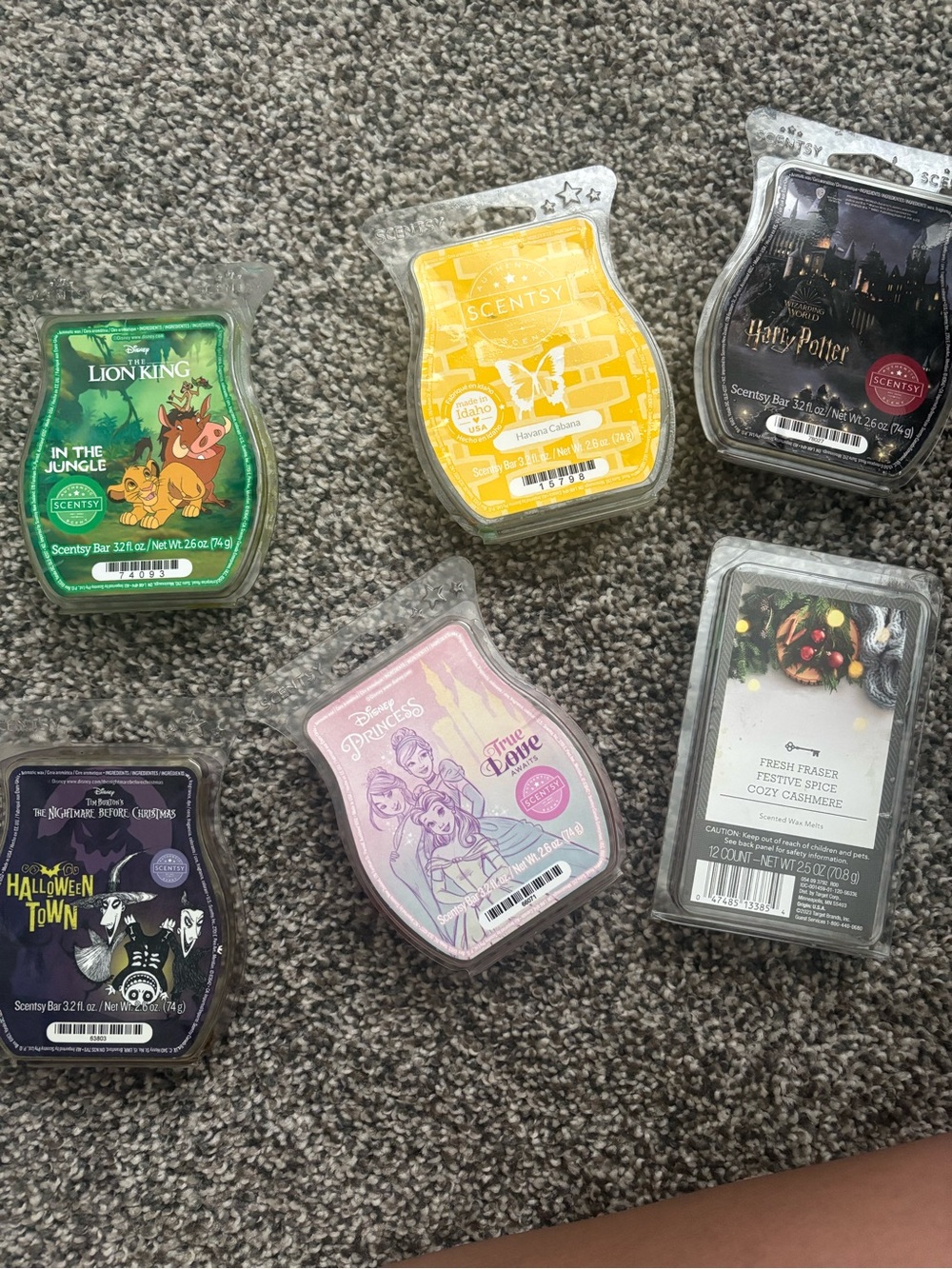 Scentsy Wax Bar Assortment